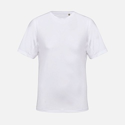 Футболка спортивная унисекс Storm, белая