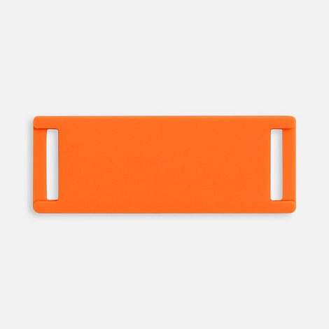 Лейбл из ПВХ Kova, оранжевый неон