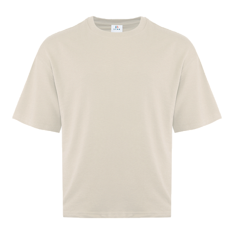 Футболка унисекс оверсайз STAN хлопок/полиэстер 260, 40, Молочный,