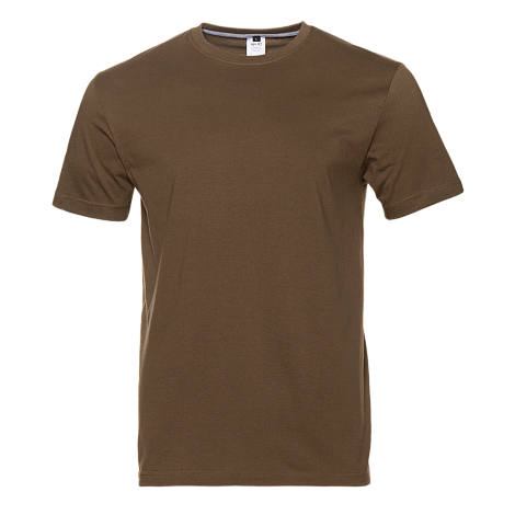 Футболка унисекс без бокового шва STAN хлопок 160, 02, Хаки,