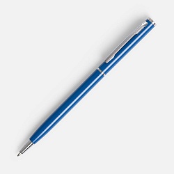 Ручка шариковая New Hotel Chrome, матовая синяя