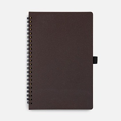 Блокнот на спирали Coffeist, коричневый