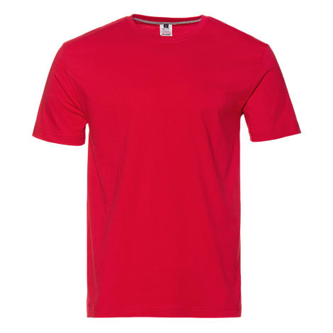 Футболка унисекс без бокового шва STAN хлопок 160, 02, Красный,
