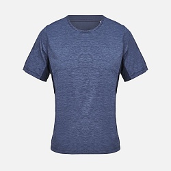 Футболка спортивная унисекс Storm, темно-синий меланж