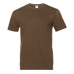 Футболка унисекс без бокового шва STAN хлопок 160, 02, Хаки,